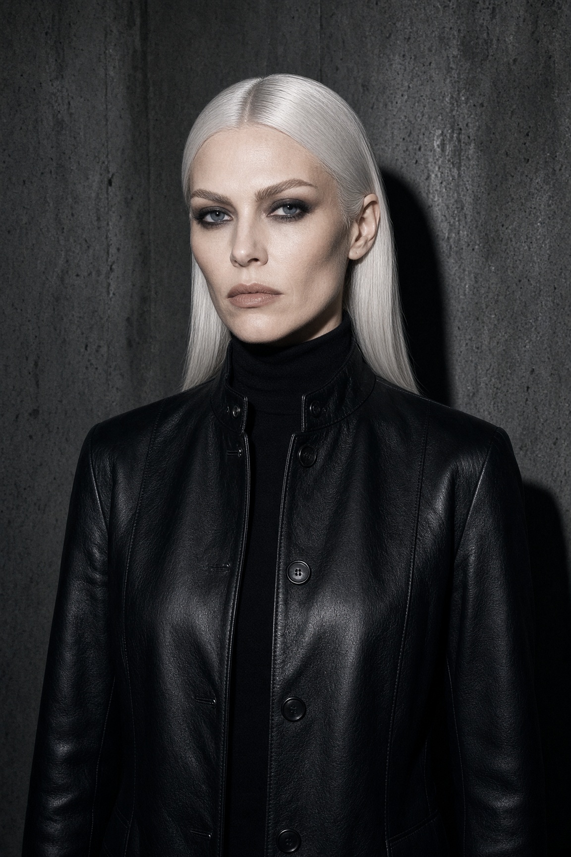 Vesper, Platinum, leather